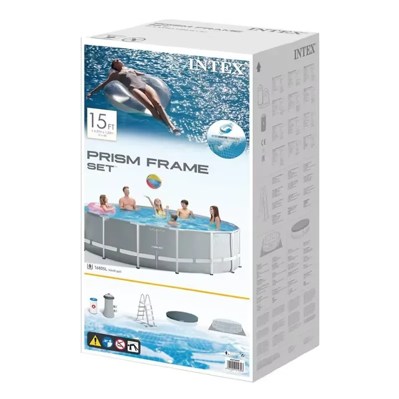 15FT X 48IN Round Shape Steel Frame Swimming Pool Set with Filter Pump,pool Cover,ladder
15FT X 48IN Round Shape Steel Frame Swimming Pool Set with Filter Pump,pool Cover,ladder