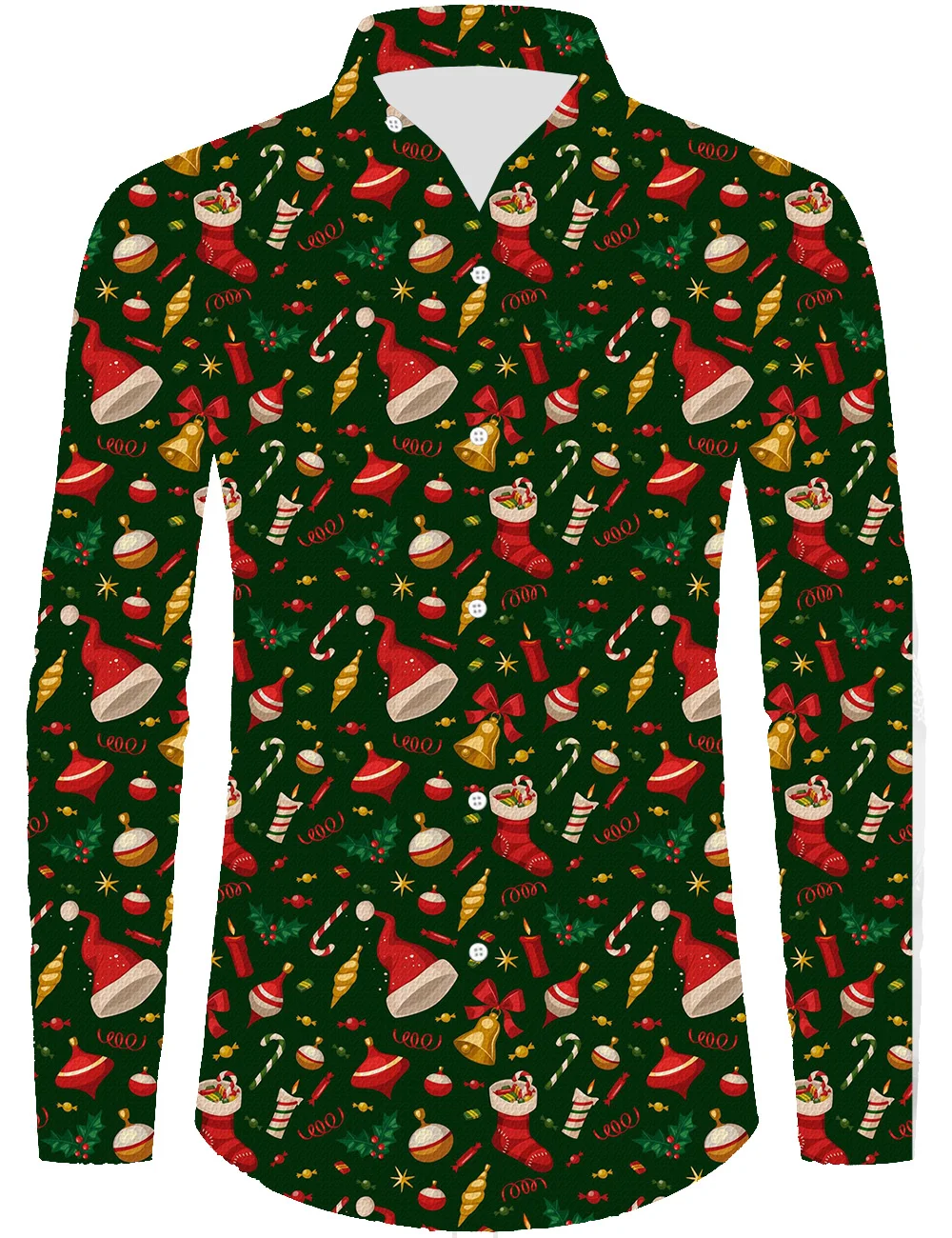 Christmas Theme Men's Long Sleeve Shirt Snowflake Pattern Casual Button Long Sleeve Shirt 3D Printed Top
Christmas Theme Men's Long Sleeve Shirt Snowflake Pattern Casual Button Long Sleeve Shirt 3D Printed Top