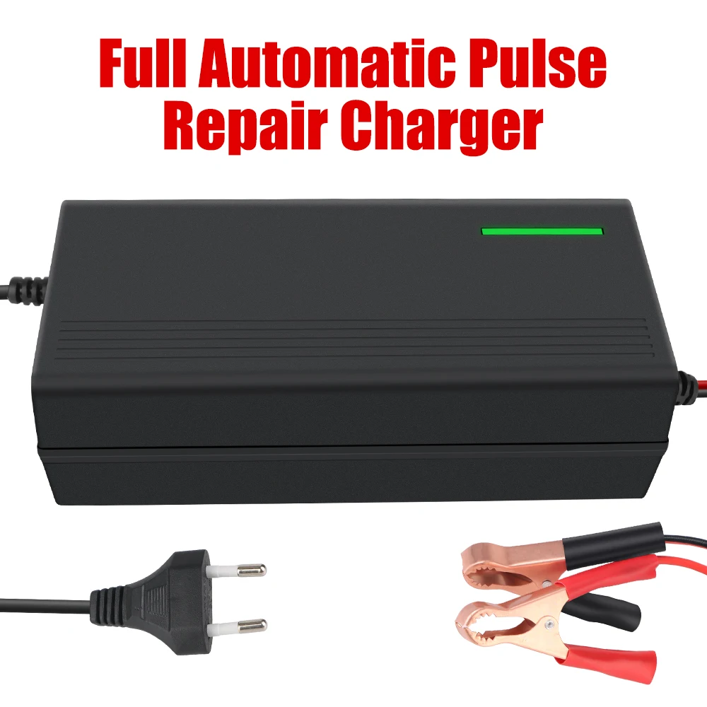 Car Motorcycle Battery Charger Pulse Repair Charger Intelligent Fast Charging 12V 10A Lead Acid Charger Black Full Automatic
Car Motorcycle Battery Charger Pulse Repair Charger Intelligent Fast Charging 12V 10A Lead Acid Charger Black Full Automatic