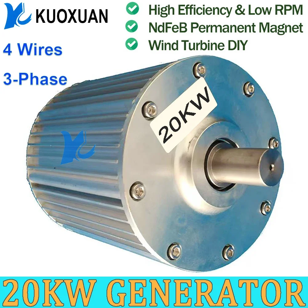 202550KW AC Generator low-speed Permanent magnet rare earth turbine 20KW 30KW 48V 96V 110V 120V 220V 380V Low RPM Dynamo with Ba
202550KW AC Generator low-speed Permanent magnet rare earth turbine 20KW 30KW 48V 96V 110V 120V 220V 380V Low RPM Dynamo with Ba