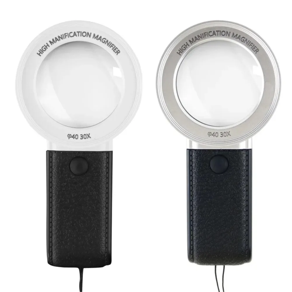 Portable 30X Magnifying Glass Handheld with Professional LED Light Loupe Magnifier Multipurpose
Portable 30X Magnifying Glass Handheld with Professional LED Light Loupe Magnifier Multipurpose