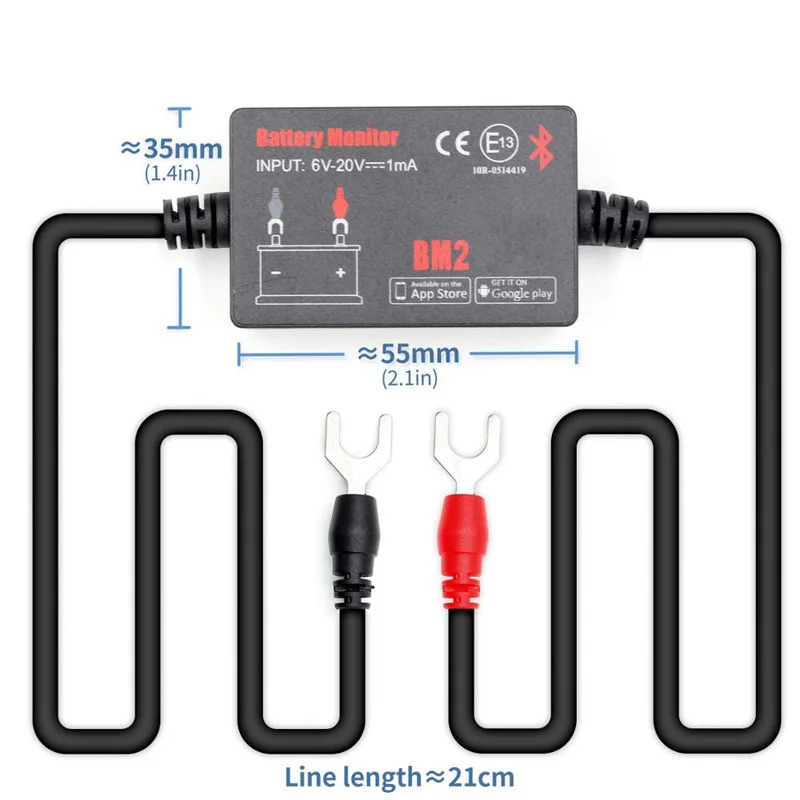 12V car battery Bluetooth 4.0 detector Diagnostic instrument BM2 Battery monitor Tester
12V car battery Bluetooth 4.0 detector Diagnostic instrument BM2 Battery monitor Tester