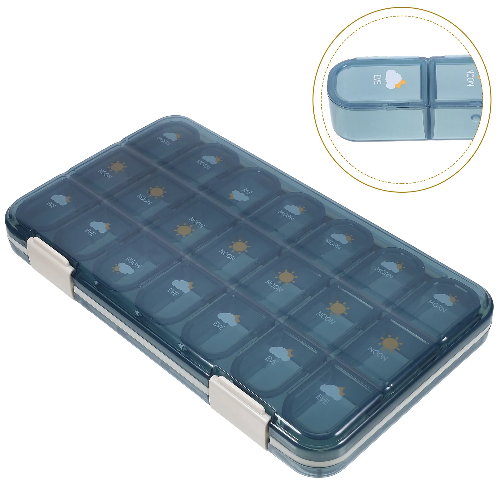 Portable Organizer Box Leakproof Travel Medicine Case Small Compact Sealing Holder For Daily Use Lightweight Pp Abs
Portable Organizer Box Leakproof Travel Medicine Case Small Compact Sealing Holder For Daily Use Lightweight Pp Abs