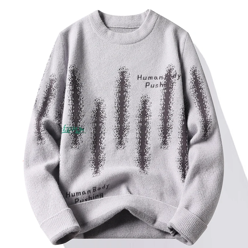 Men's Autumn and Wnter New Sweater Trend Casual Handsome Round Neck Pullover Loose Warm Fashion Long-Sleeved Knitted Sweater
Men's Autumn and Wnter New Sweater Trend Casual Handsome Round Neck Pullover Loose Warm Fashion Long-Sleeved Knitted Sweater