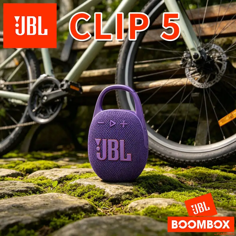 Brand New JBL Clip 5 Daily Leisure Mini Speaker Ultra Light Weight Body Comfortable Use For Walking Jogging Outdoor Moments
Brand New JBL Clip 5 Daily Leisure Mini Speaker Ultra Light Weight Body Comfortable Use For Walking Jogging Outdoor Moments