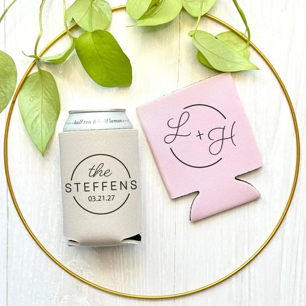 Custom Wedding Can Coolers, Personalized Monogrammed Can Holder, Wedding Reception Favor, Wedding Party Gift WED-028
Custom Wedding Can Coolers, Personalized Monogrammed Can Holder, Wedding Reception Favor, Wedding Party Gift WED-028