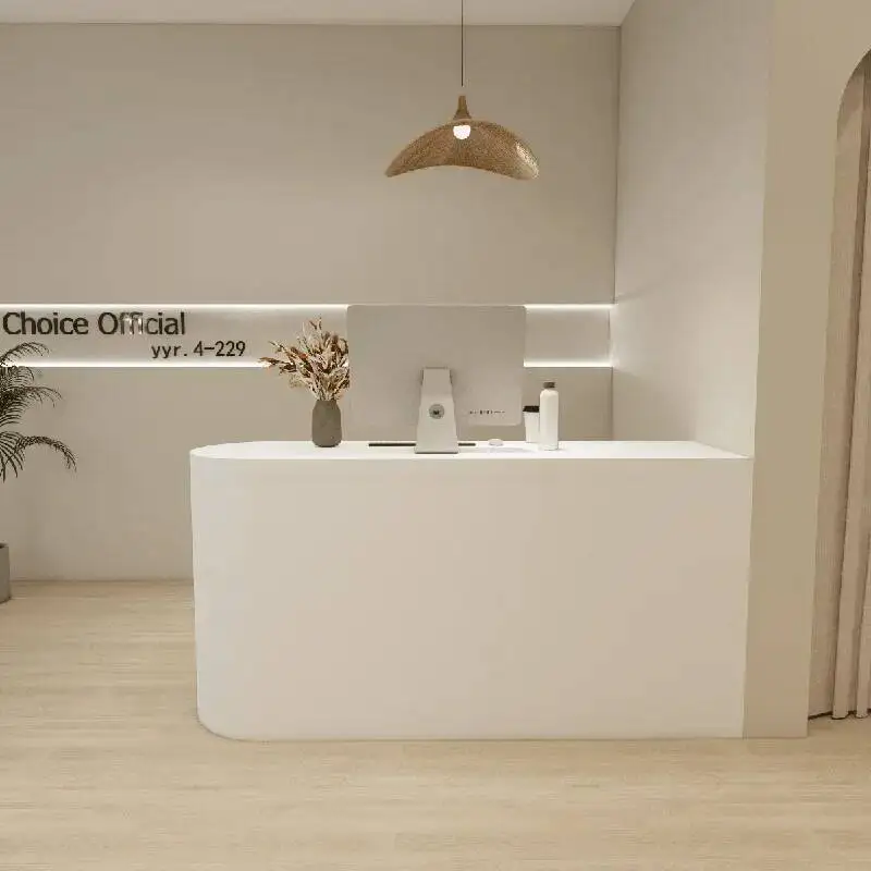 Nordic Simple White Reception Desks Originality Design Beauty Salon Reception Desks Outfit Shop Salon Furniture Recepción FYRD
Nordic Simple White Reception Desks Originality Design Beauty Salon Reception Desks Outfit Shop Salon Furniture Recepción FYRD