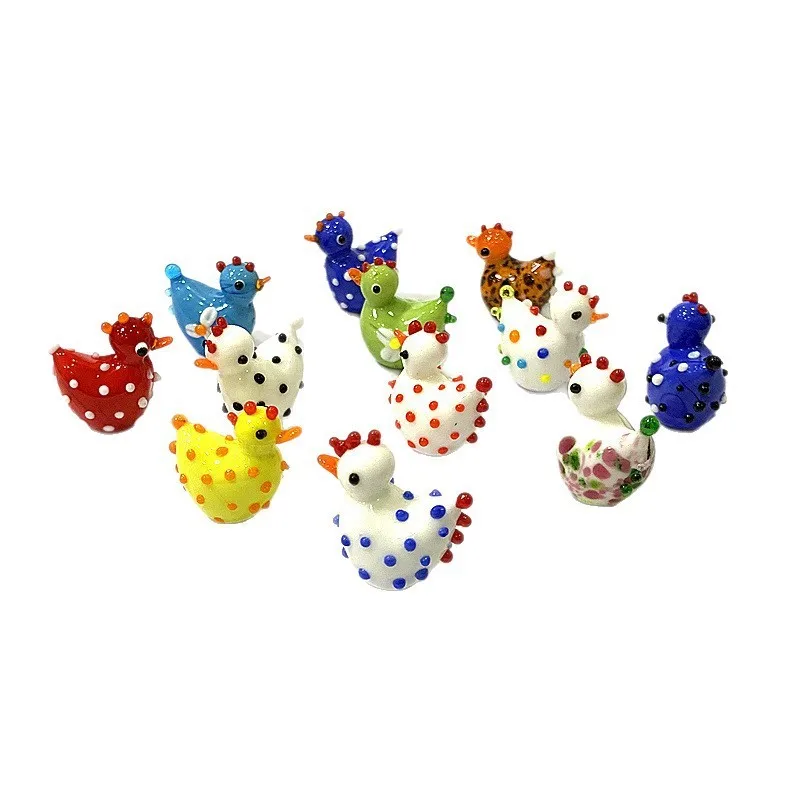 2PCS Handmade Cute Glass Chicken Figurines Home Desk Decor Fairy Garden Bonsai Ornament Creative Holiday New Year Gift for Kids
2PCS Handmade Cute Glass Chicken Figurines Home Desk Decor Fairy Garden Bonsai Ornament Creative Holiday New Year Gift for Kids
