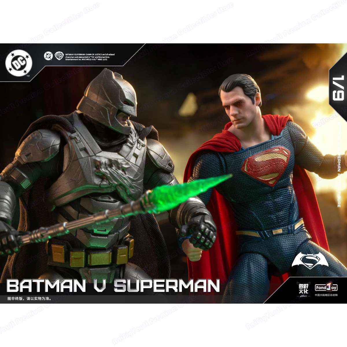 HIPLAY Fondjoy DC Heros Series Justice Batman Vs. Superman Deluxe Edition 1/9 Scale Action Figure
HIPLAY Fondjoy DC Heros Series Justice Batman Vs. Superman Deluxe Edition 1/9 Scale Action Figure