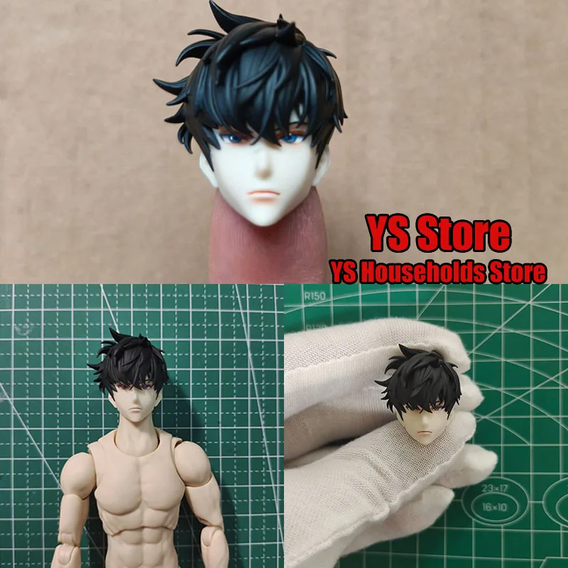 1/12 Sung Jin-Woo Man Soldier Delicate Head Sculpt Model Anime Solo Leveling Toys Accessory For 6" VTOYS Romaneky Mirrfig Body
1/12 Sung Jin-Woo Man Soldier Delicate Head Sculpt Model Anime Solo Leveling Toys Accessory For 6" VTOYS Romaneky Mirrfig Body