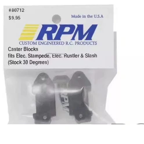 #80712 Black Nylon Steering Block Caster Hub Replacement Parts Compatible with RPM Slash 2WD Model 3602
#80712 Black Nylon Steering Block Caster Hub Replacement Parts Compatible with RPM Slash 2WD Model 3602