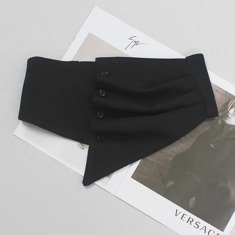High Quality Suits Fabric Waistband Women Irregular Wide Buttons Elastic Waist Belts Ladies Shirt Belts Cinturones Para Mujer
High Quality Suits Fabric Waistband Women Irregular Wide Buttons Elastic Waist Belts Ladies Shirt Belts Cinturones Para Mujer