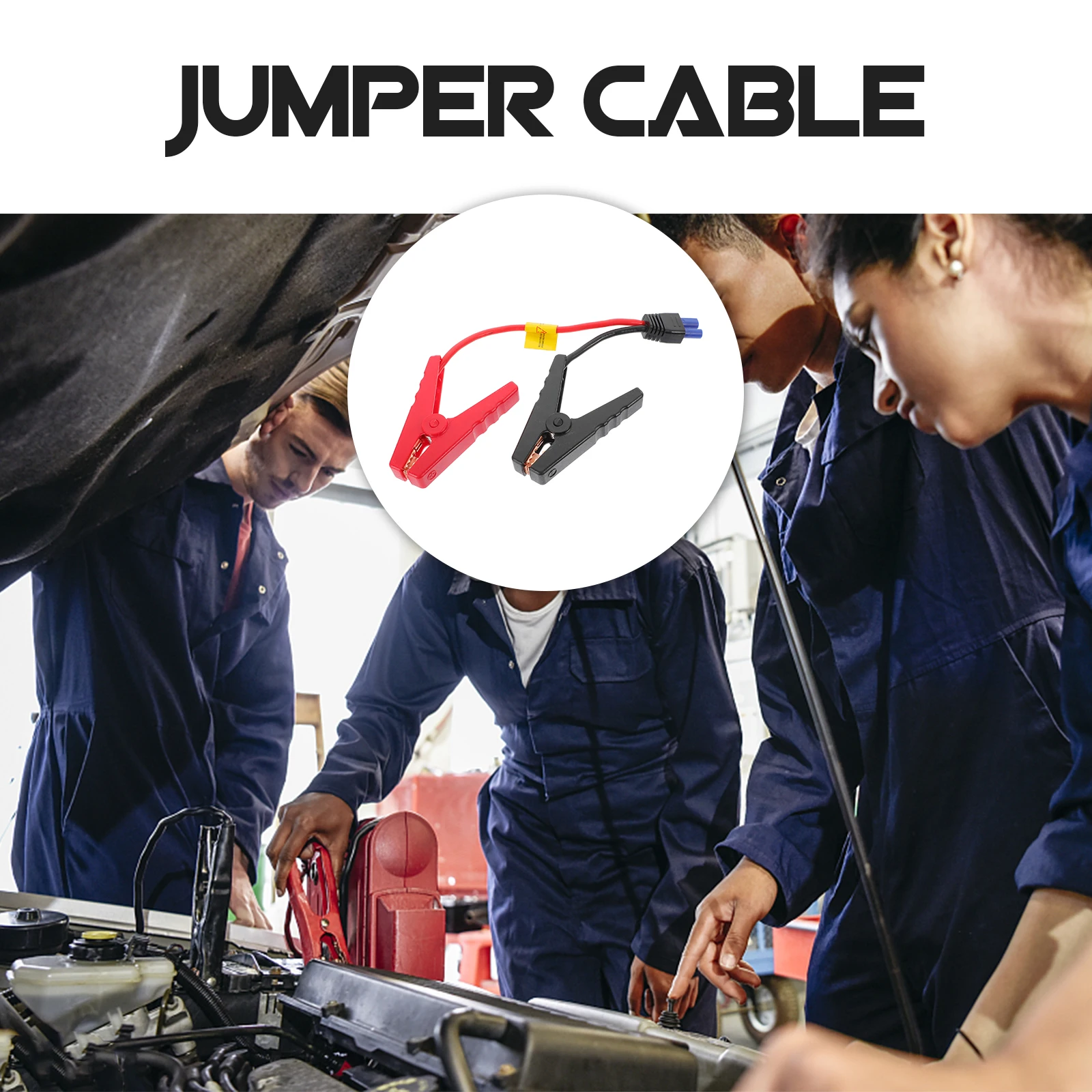 Replacement Jumper Cables 12V 300A Strong Clamp Plug Universal Car Booster Starter Safety Overcurrent Overvoltage 
Replacement Jumper Cables 12V 300A Strong Clamp Plug Universal Car Booster Starter Safety Overcurrent Overvoltage