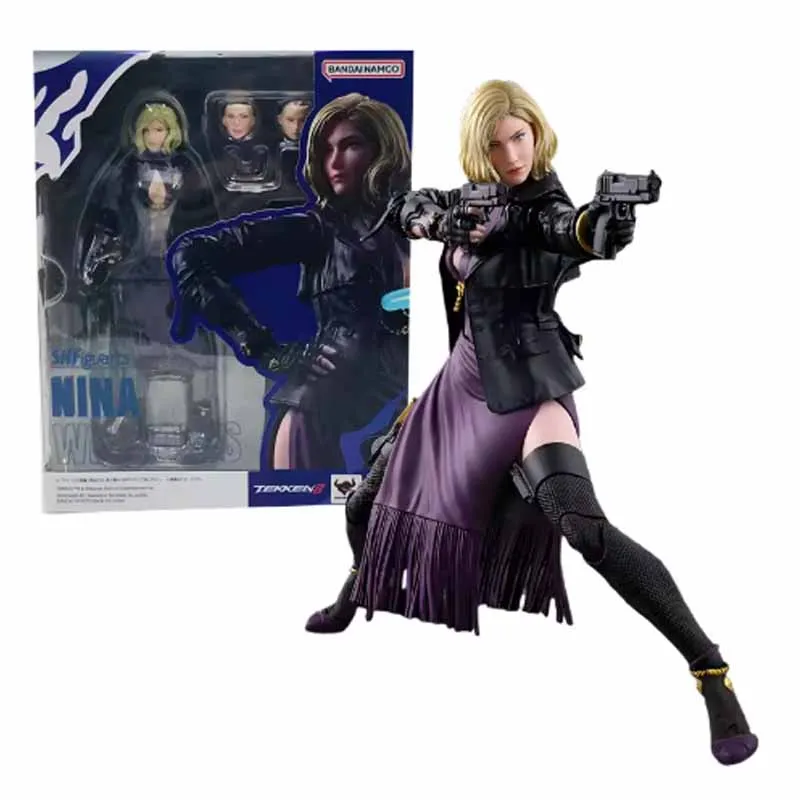 SHF TEKKEN 8, NINA WILLIAMS KAZUYA MISHIMA AND JIN, аниме, фигурка, сборная модель, оригинальные игрушки Bandai, Коллекционная модель 
SHF TEKKEN 8, NINA WILLIAMS KAZUYA MISHIMA AND JIN, аниме, фигурка, сборная модель, оригинальные игрушки Bandai, Коллекционная модель