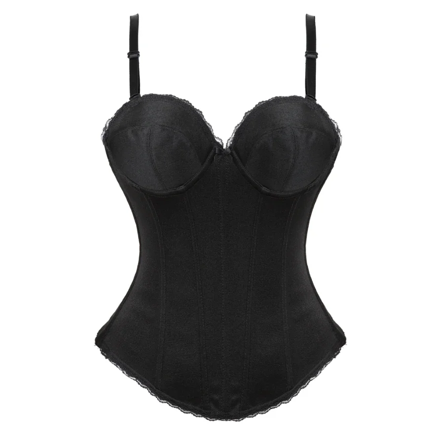 Sexy Straps Halter Overbust Corset Lingerie Top Wedding Black/White Cotton with Cup Body shaper Hot Corset Bustier Underwear
Sexy Straps Halter Overbust Corset Lingerie Top Wedding Black/White Cotton with Cup Body shaper Hot Corset Bustier Underwear