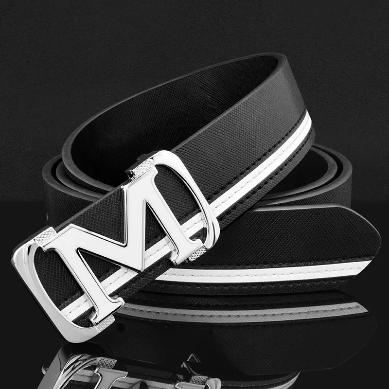 M New Fashionletter white men's belt luxury brand fancy leather belt vintage jeans waist casual belt cintos para hombre marca
M New Fashionletter white men's belt luxury brand fancy leather belt vintage jeans waist casual belt cintos para hombre marca