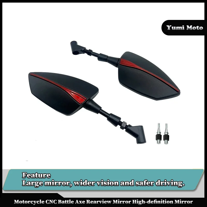 Motorcycle CNC Battle Axe Rearview Mirror High-Definition Mirror For DUCATI Diavel/Carbon/XDiavel/S All Years
Motorcycle CNC Battle Axe Rearview Mirror High-Definition Mirror For DUCATI Diavel/Carbon/XDiavel/S All Years