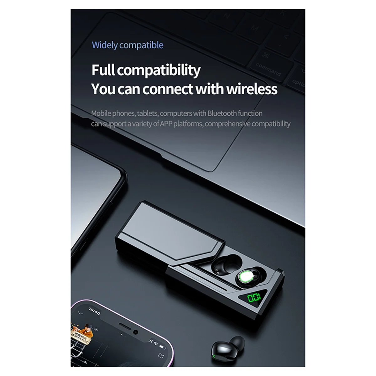Наушники Новое выдвижное отделение с цифровым дисплеем BQ70 Bluetooth-гарнитура-вкладыш TWS5.4 Спортивная Bluetooth-гарнитура
Наушники Новое выдвижное отделение с цифровым дисплеем BQ70 Bluetooth-гарнитура-вкладыш TWS5.4 Спортивная Bluetooth-гарнитура