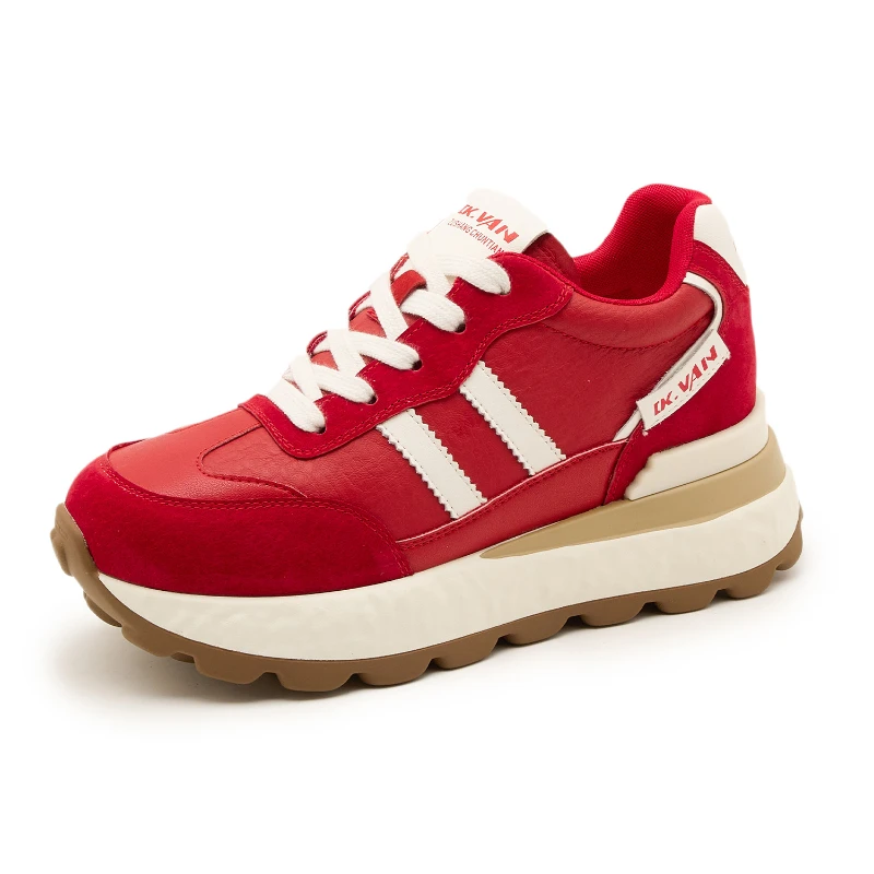 Women New Autumn Fashion Hidden Heels Sports Dad Shoes Spring Platform Leather Sneakers
Women New Autumn Fashion Hidden Heels Sports Dad Shoes Spring Platform Leather Sneakers