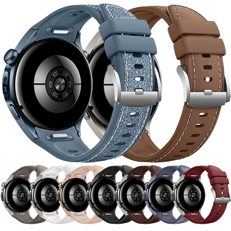 Original Leather Silicone Strap for Huawei Watch 5 46mm Soft Rubber Wristband for Huawei Watch 5 42mm Sport Smart Watch Bracelet
Original Leather Silicone Strap for Huawei Watch 5 46mm Soft Rubber Wristband for Huawei Watch 5 42mm Sport Smart Watch Bracelet