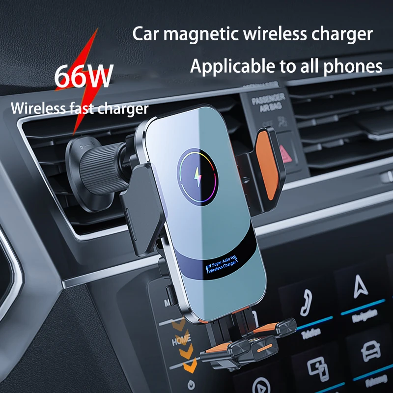 66W Portable Phone Car Holder Wireless Charger Charging For iPhone Samsung Xiaomi Fast Car Wireless Chargers
66W Portable Phone Car Holder Wireless Charger Charging For iPhone Samsung Xiaomi Fast Car Wireless Chargers