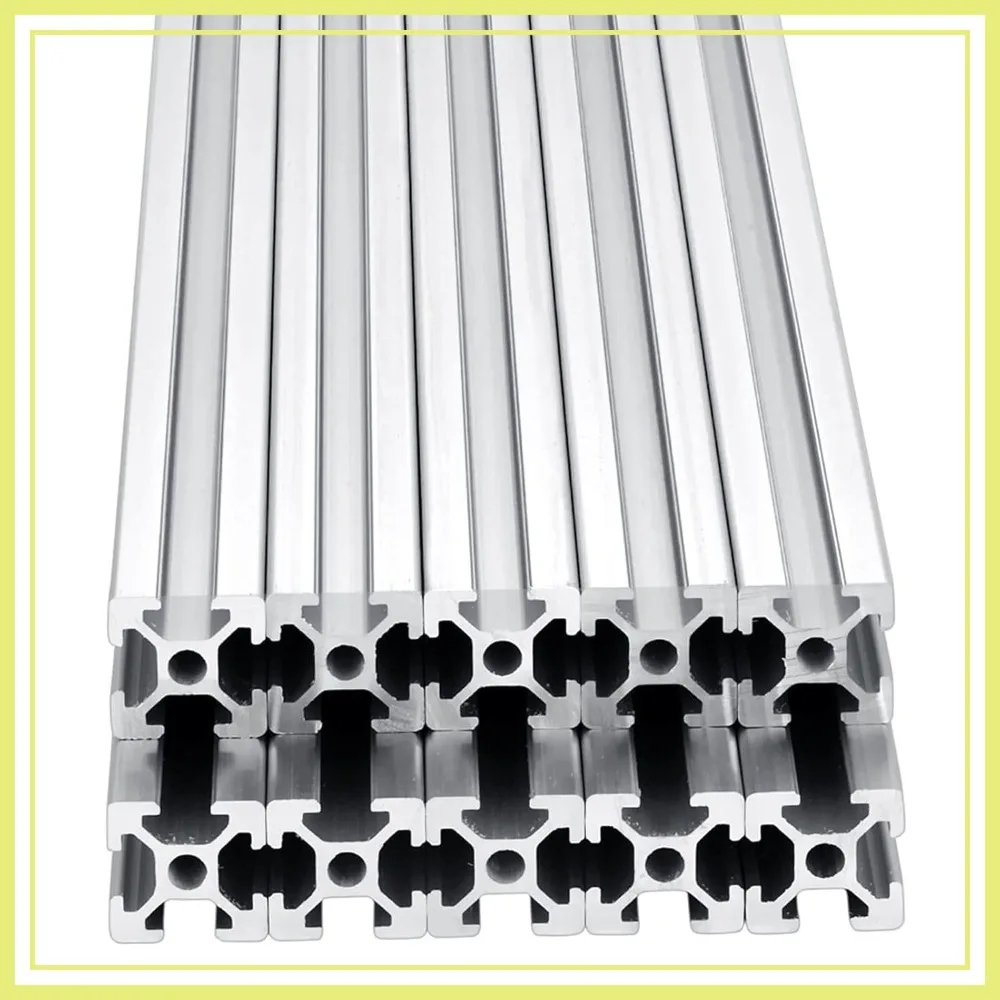 10pcs 20x20mm 2000mm T-Slot Aluminum Extrusion, Anodized Linear Rail for 3D Printer CNC DIY
10pcs 20x20mm 2000mm T-Slot Aluminum Extrusion, Anodized Linear Rail for 3D Printer CNC DIY