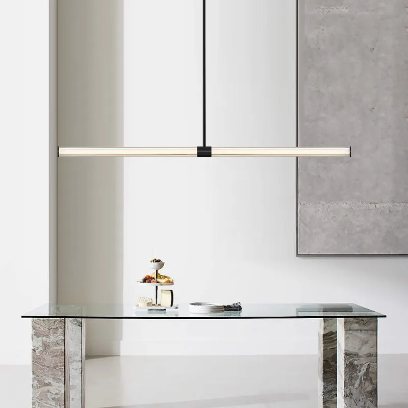Italian Minimalist Long Glass Chandelier Modern Restaurant Bar Lighting Fixture
Italian Minimalist Long Glass Chandelier Modern Restaurant Bar Lighting Fixture