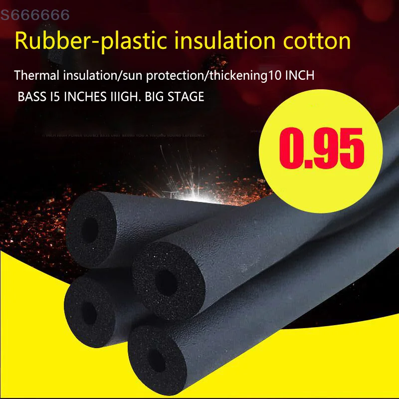 ID 6-60mm Black PPR Sponge Pipe Insulation Waterproof Pipeline Holder Thermal Tubular Protective Sleeve Air Conditioning Fitting
ID 6-60mm Black PPR Sponge Pipe Insulation Waterproof Pipeline Holder Thermal Tubular Protective Sleeve Air Conditioning Fitting