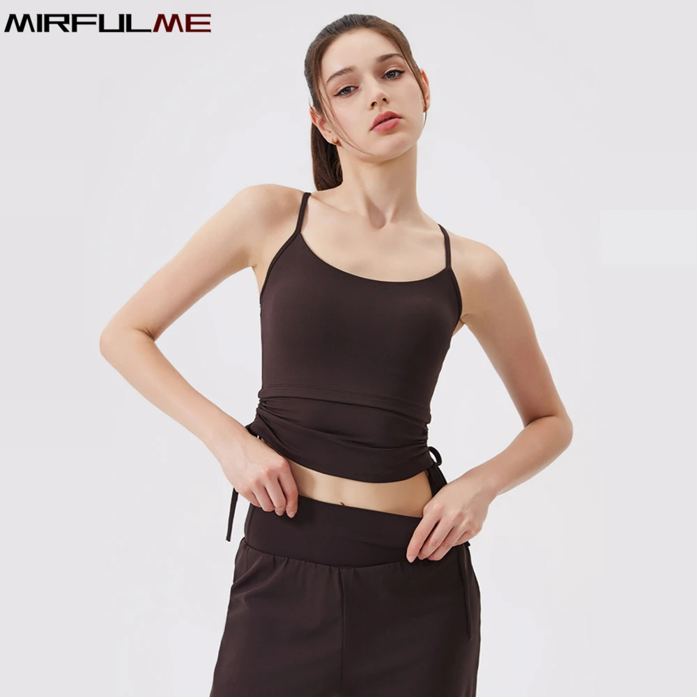 Summer Women Sleeveless Yoga Shirts With Pad Sport Vest Bandage Running Tank Top Cross Straps Underwear Gym Fitness Bra Camisole
Summer Women Sleeveless Yoga Shirts With Pad Sport Vest Bandage Running Tank Top Cross Straps Underwear Gym Fitness Bra Camisole