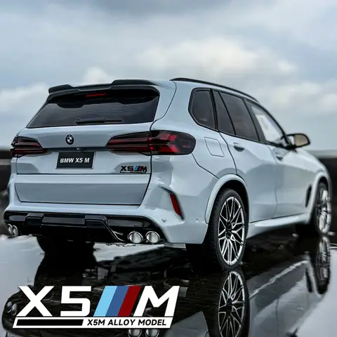 1:18 BMW X5M X5 SUV Alloy Car Model Diecast Metal Luxy Off-road Vehicles Car Model High Simulation Collection Childrens Toy Gift