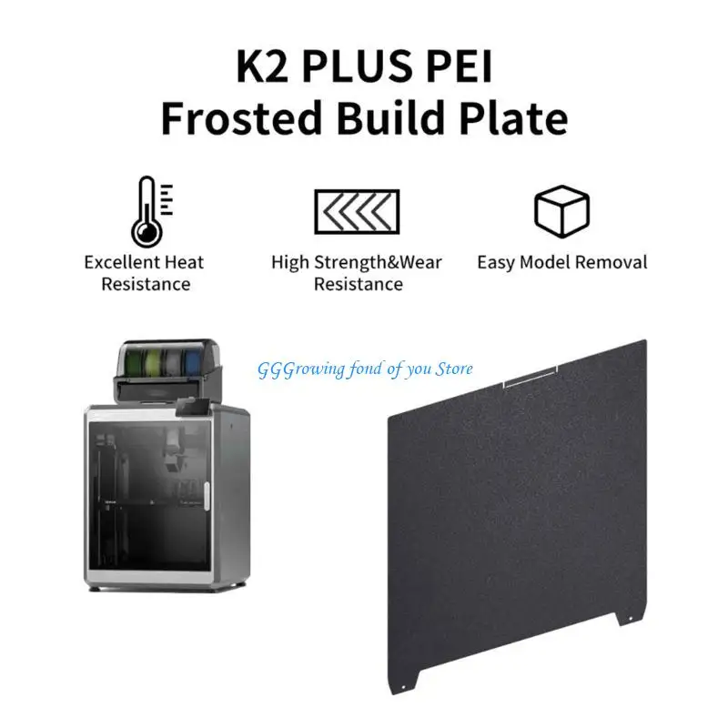 H9EB 370x370mm PEI Coating Steel Plate Easy To Clean For 3D Printing Not Deforming
H9EB 370x370mm PEI Coating Steel Plate Easy To Clean For 3D Printing Not Deforming