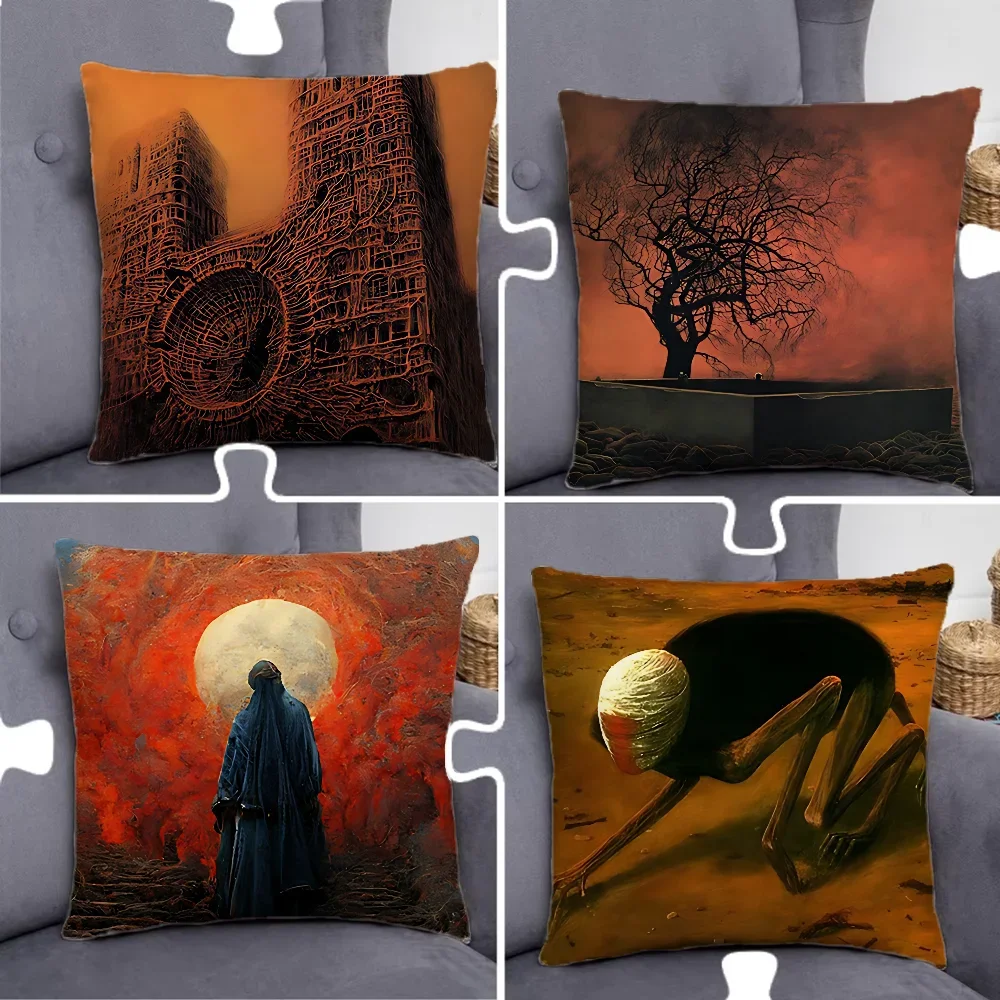 Zdzislaw Beksinski Art Pillow Case Pillowcase Home Sofa Cushions Car Cushions Pillowcover Office Pillowshell Pillow
Zdzislaw Beksinski Art Pillow Case Pillowcase Home Sofa Cushions Car Cushions Pillowcover Office Pillowshell Pillow