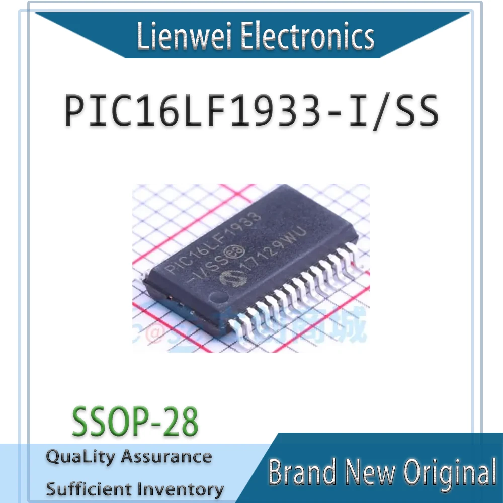100% New Original PIC16LF1933 PIC16LF1933-I/SS IC MCU Chipset SSOP-28 
100% New Original PIC16LF1933 PIC16LF1933-I/SS IC MCU Chipset SSOP-28