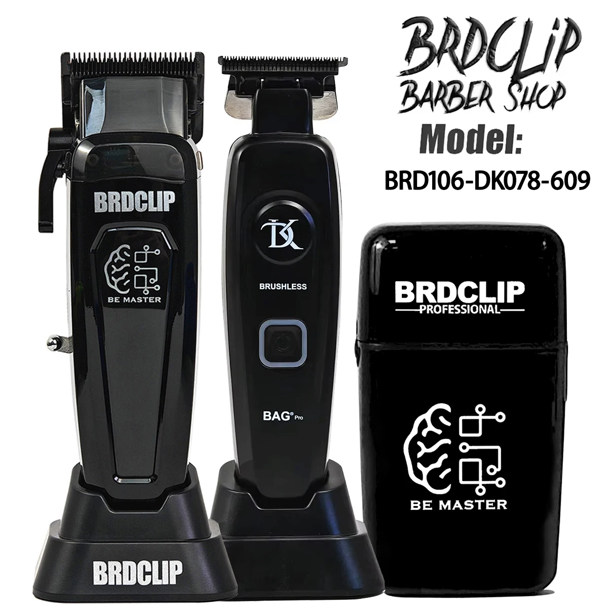 Professional BRDCLIP 106 DK078 609 Hair Clipper High Motor Electric Cordless Trimmer DLC Blade with Charging Base Barbeador Men
Professional BRDCLIP 106 DK078 609 Hair Clipper High Motor Electric Cordless Trimmer DLC Blade with Charging Base Barbeador Men