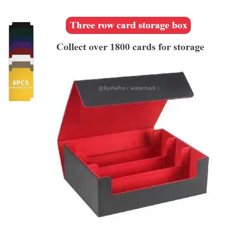 Card Storage Box for Trading Cards 1800+ PU Leather Commander Card Deck Case, Magnetic Closure Fits for Magic Game Card Holder
Card Storage Box for Trading Cards 1800+ PU Leather Commander Card Deck Case, Magnetic Closure Fits for Magic Game Card Holder
