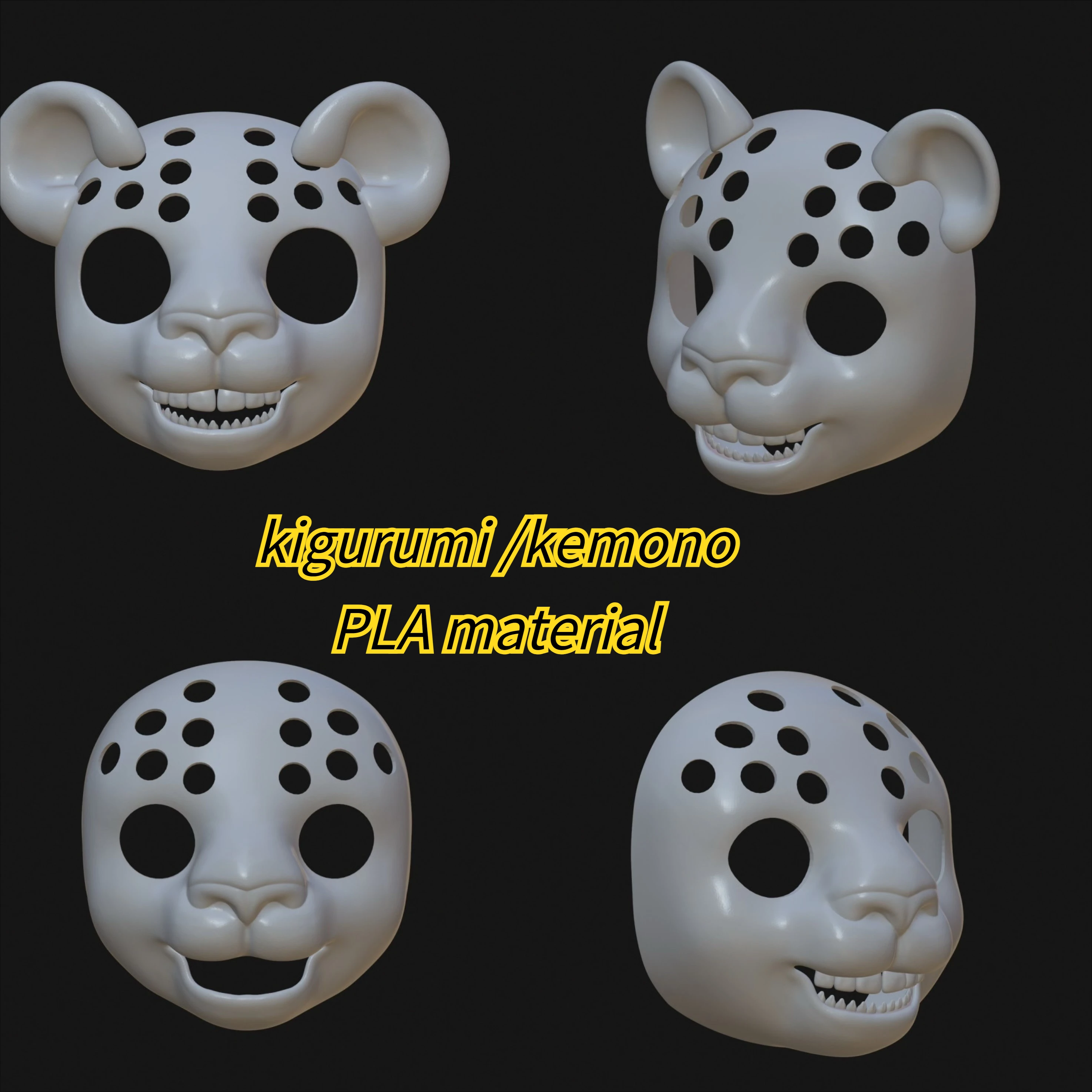 Kigurumi Base Mask Feline Skull Furry 3D Printed Animal Skull Kemono Cute Skull Anime Accessories
Kigurumi Base Mask Feline Skull Furry 3D Printed Animal Skull Kemono Cute Skull Anime Accessories