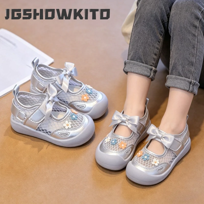JGSHOWKITO Children Embroidered Sports Shoes Summer Sweet Bow Girls Lolita School Sneakers Mesh Breathable Kids Running Sandals
JGSHOWKITO Children Embroidered Sports Shoes Summer Sweet Bow Girls Lolita School Sneakers Mesh Breathable Kids Running Sandals