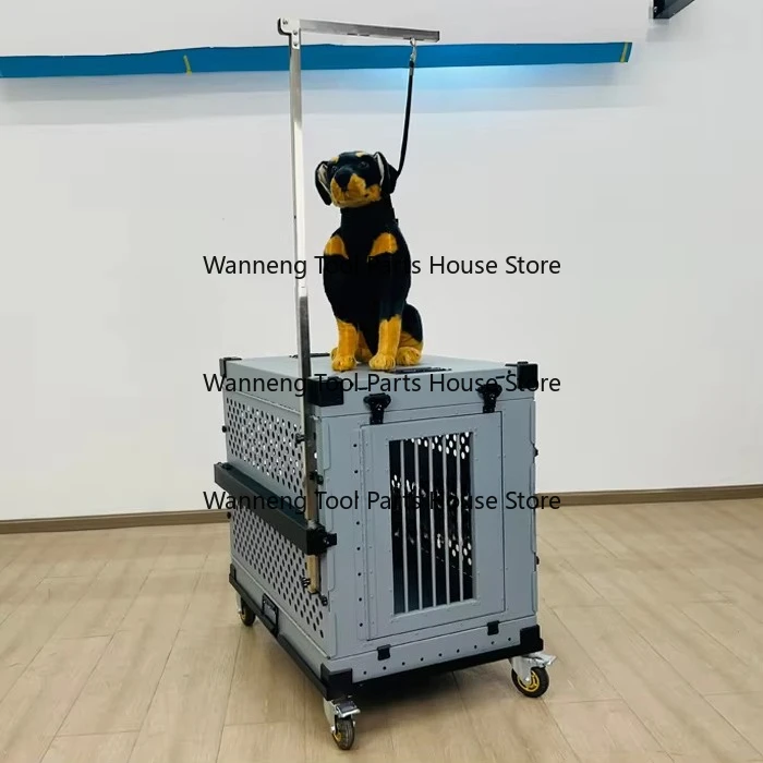 Stainless Large Aviation Aluminum Dog Transport Crate Foldable with Thickened Ventilation Firm Cage with Wheels
Stainless Large Aviation Aluminum Dog Transport Crate Foldable with Thickened Ventilation Firm Cage with Wheels