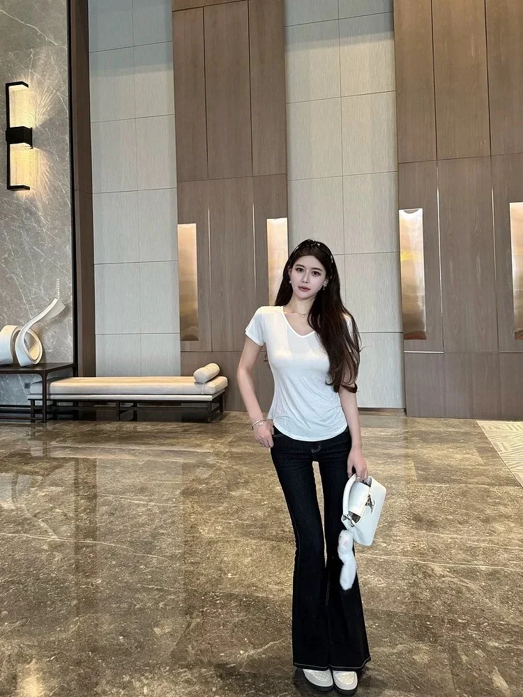 Bla High Waist Slim Fit Jeans Elastic Micro Flared Design ket Detail Long Pants Spring Autumn New Sle Women's Premium ...
Bla High Waist Slim Fit Jeans Elastic Micro Flared Design ket Detail Long Pants Spring Autumn New Sle Women's Premium ...