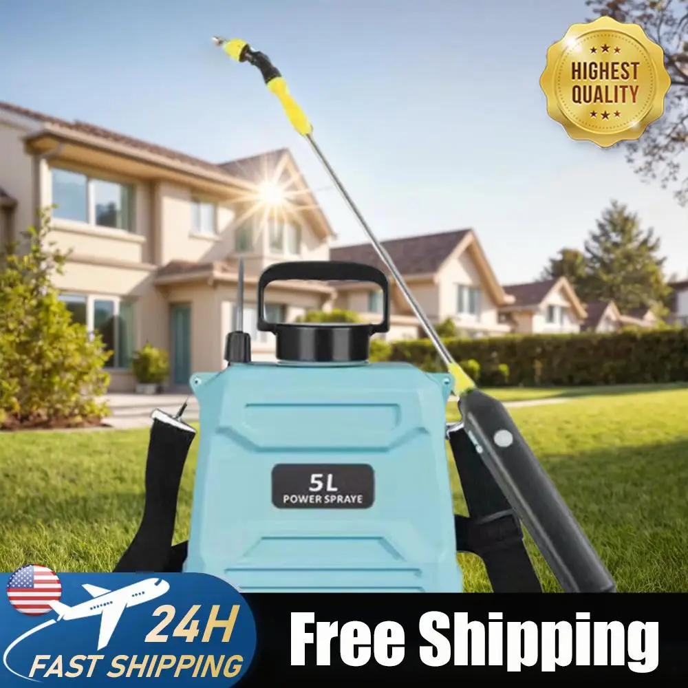 5L Shoulder Sprayer Electric Backpack Sprayer Multi-Function Garden Water Sprayer Lawn Sprinkler for Lawn Garden
5L Shoulder Sprayer Electric Backpack Sprayer Multi-Function Garden Water Sprayer Lawn Sprinkler for Lawn Garden