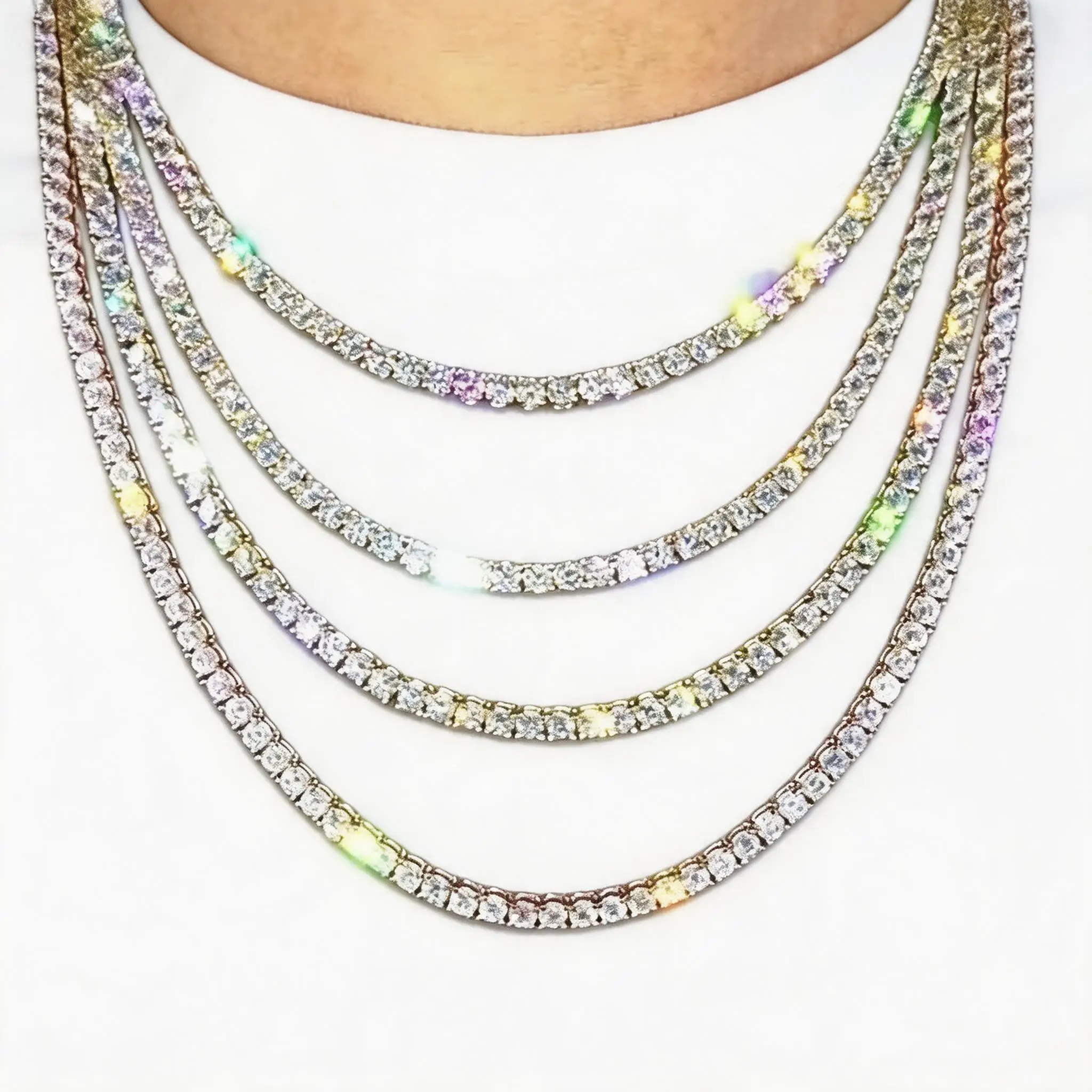 Elegant Cuban Chain Zircon Necklace CZ Clavicle Chain Dazzling Bling Pendant Women Wedding Jewelry
Elegant Cuban Chain Zircon Necklace CZ Clavicle Chain Dazzling Bling Pendant Women Wedding Jewelry