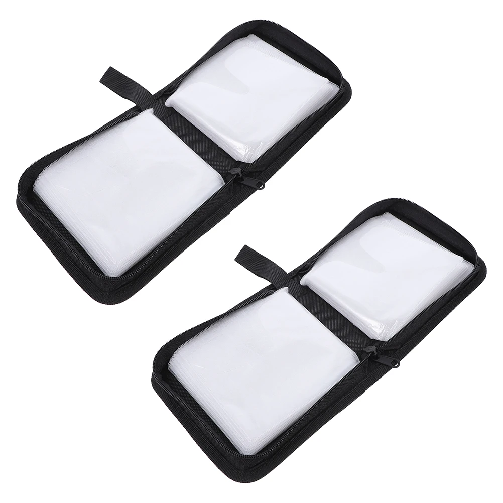 2 Pcs CD Bag Portable Storage Large Capacity Protector Disc Organizers and Case Holder Oxford Cloth Binder
2 Pcs CD Bag Portable Storage Large Capacity Protector Disc Organizers and Case Holder Oxford Cloth Binder