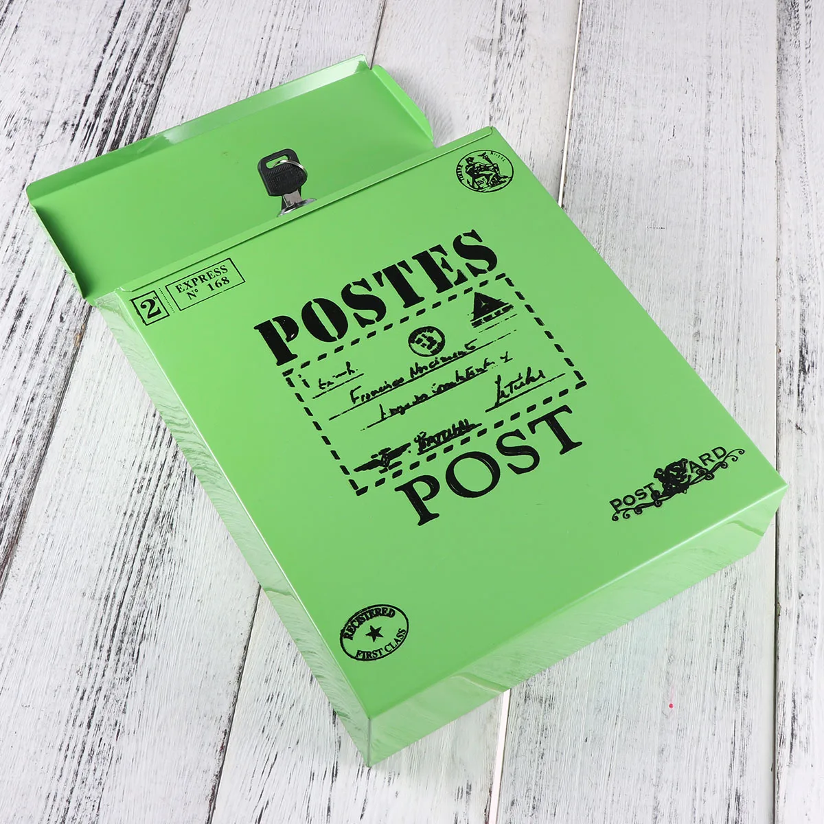 1 Piece Premium Iron Mailbox Green Vintage Finish Wall Hanging Post Box for Home Decor and Photography Props Post Box
1 Piece Premium Iron Mailbox Green Vintage Finish Wall Hanging Post Box for Home Decor and Photography Props Post Box