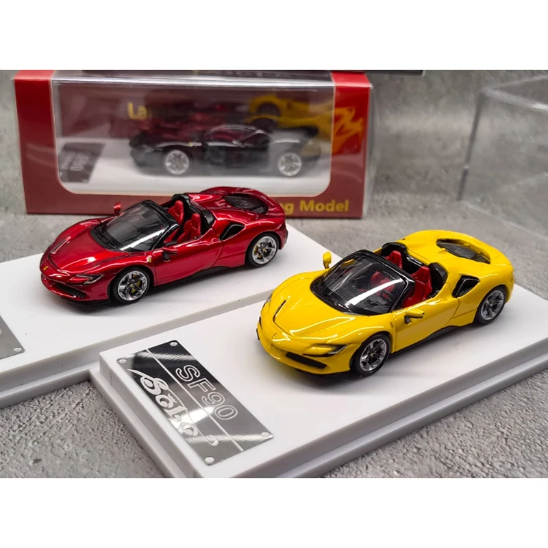 Solo масштаб 1:64 SF90 Convertible Edition/Hardtop Edition, модель спортивного автомобиля из сплава, классический сувенир для взрослых, подарок для хобби и игрушки 
Solo масштаб 1:64 SF90 Convertible Edition/Hardtop Edition, модель спортивного автомобиля из сплава, классический сувенир для взрослых, подарок для хобби и игрушки