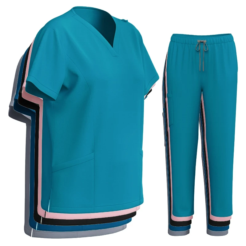 Nurse brush hand clothes, hospital work clothes, dental work clothes, the same style for men and women, comfortable and breathab
Nurse brush hand clothes, hospital work clothes, dental work clothes, the same style for men and women, comfortable and breathab