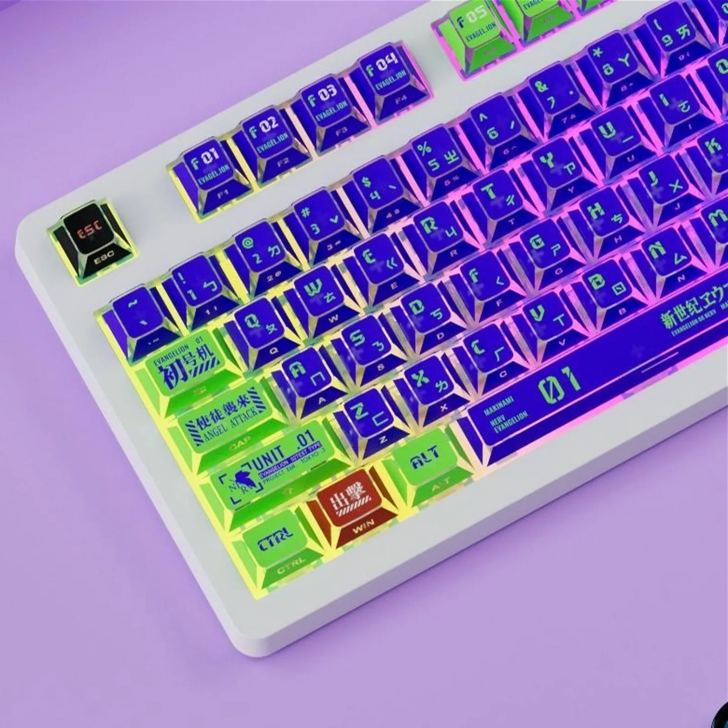 Cherry Profile PBT Keycaps 130 Keys Angular Backlit Key Cap Set Compatible with MX Switches
Cherry Profile PBT Keycaps 130 Keys Angular Backlit Key Cap Set Compatible with MX Switches