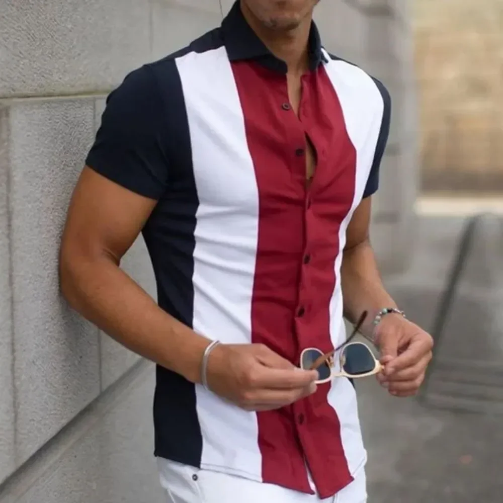 2024 Hawaiian Stripe Fashion Men Shirt Casual Retro Floral Polo Short Sleeve Social Beach Outsize 3D Print Street Wear Summer
2024 Hawaiian Stripe Fashion Men Shirt Casual Retro Floral Polo Short Sleeve Social Beach Outsize 3D Print Street Wear Summer