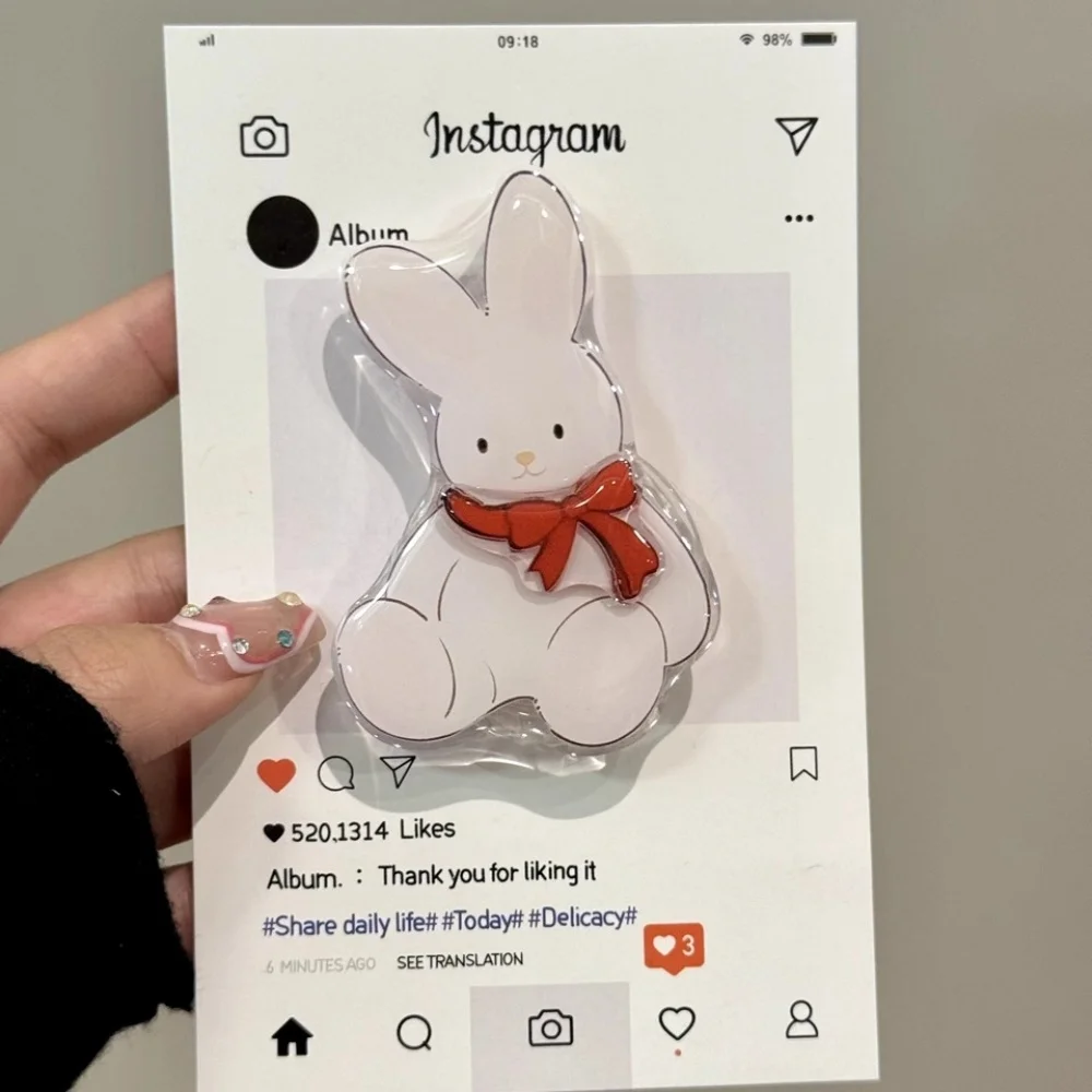 Korean Cute Rabbit Grip Tok Bracket Griptok for Samsung IPhone Universal Accessories Phone Holder Ring Support Stand
Korean Cute Rabbit Grip Tok Bracket Griptok for Samsung IPhone Universal Accessories Phone Holder Ring Support Stand