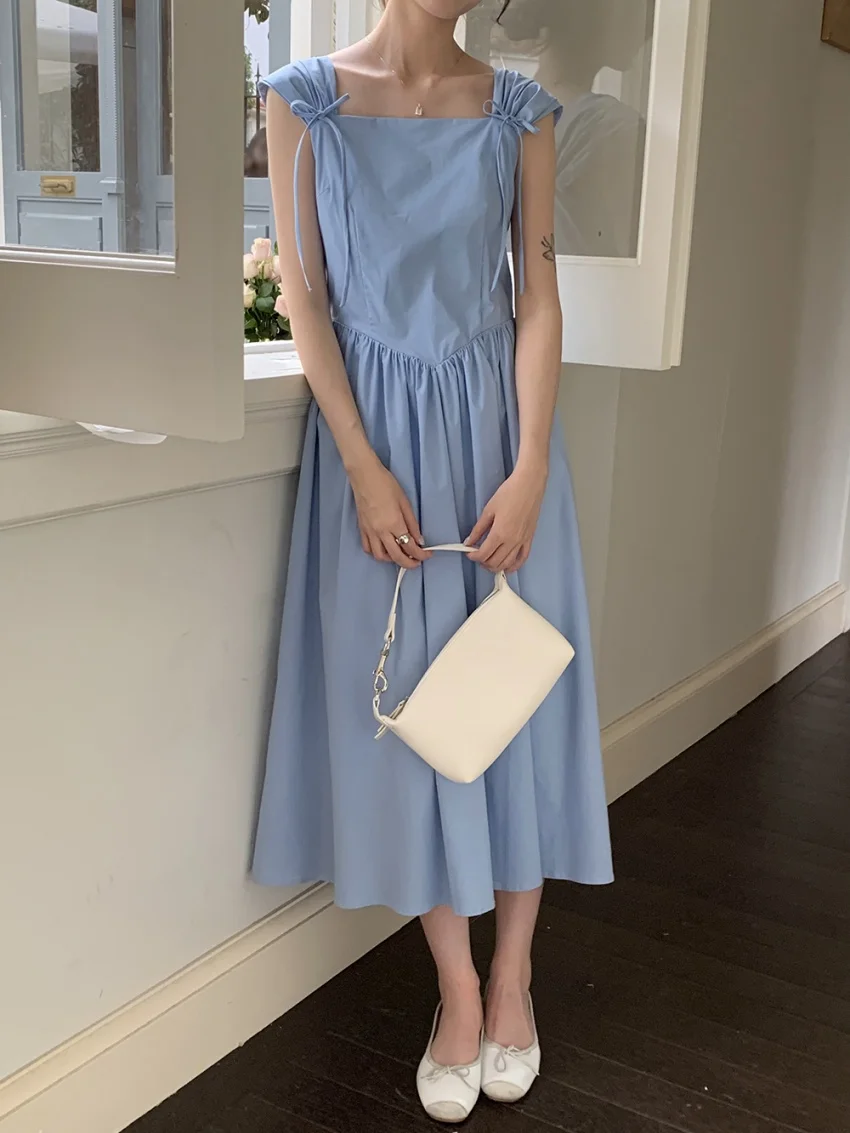 Alien Kitty Daily Streetwear Maxi Dress Women Sweet Solid 2025 Vintage New Slim Summer High Waist A-Line Casual Gentle Loose
Alien Kitty Daily Streetwear Maxi Dress Women Sweet Solid 2025 Vintage New Slim Summer High Waist A-Line Casual Gentle Loose
