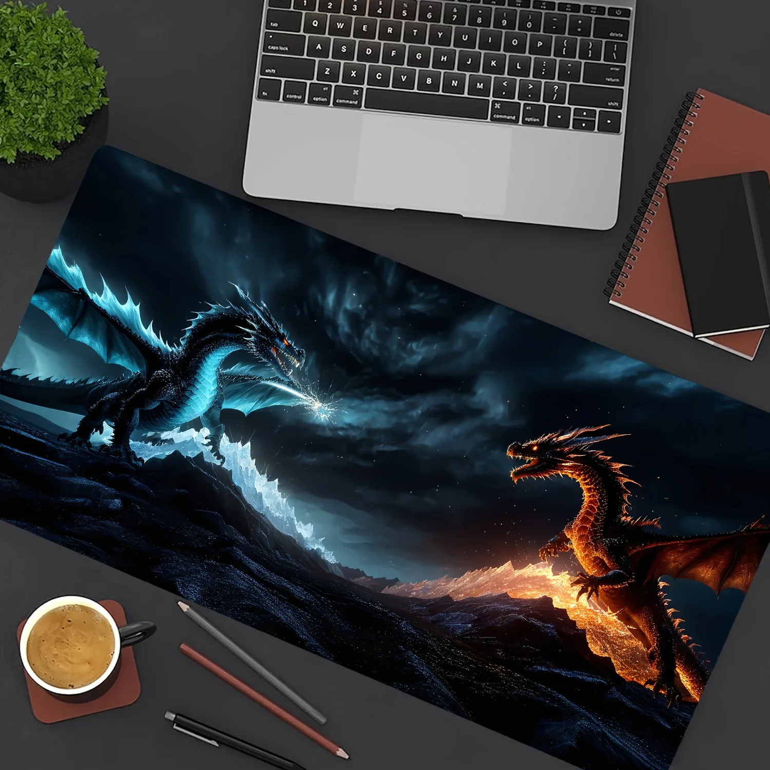 Fire and Ice Dragon Extended Gaming Mouse Pad Large Non-Slip Rubber Desk Mat For Office
Fire and Ice Dragon Extended Gaming Mouse Pad Large Non-Slip Rubber Desk Mat For Office